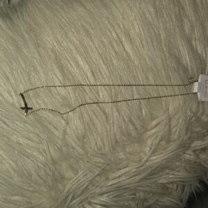 Delicate Gold Cross Necklace